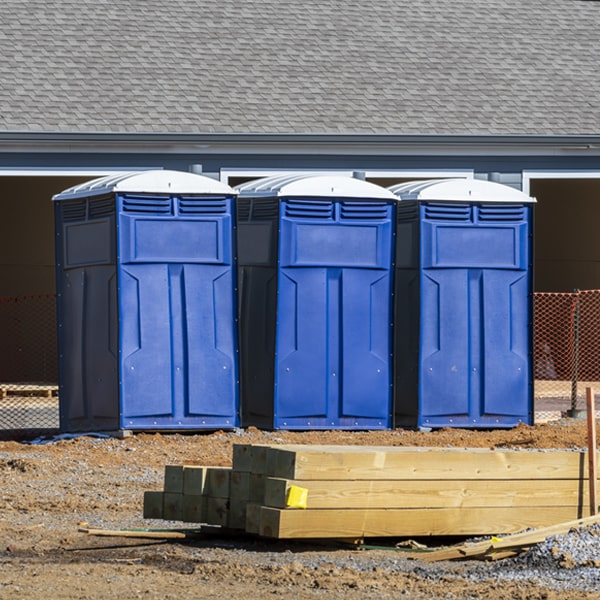 is there a specific order in which to place multiple porta potties in Centre